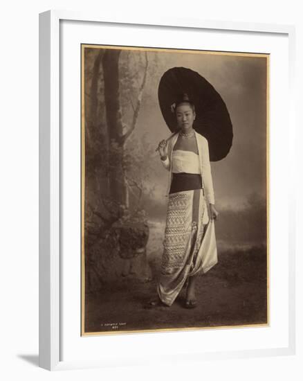 Burmese Lady-null-Framed Giclee Print