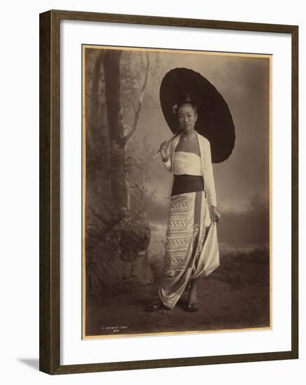 Burmese Lady-null-Framed Giclee Print