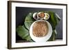 Burmese Lunch of Chapati with Beef Curry, Southern Shan State-Annie Owen-Framed Photographic Print