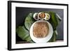 Burmese Lunch of Chapati with Beef Curry, Southern Shan State-Annie Owen-Framed Photographic Print