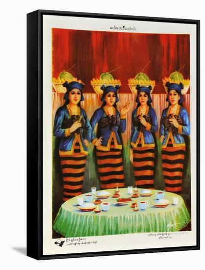 Burmese Nats-null-Framed Stretched Canvas