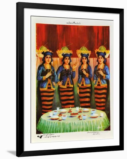 Burmese Nats-null-Framed Giclee Print