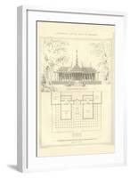 Burmese Palatial Hall of Assembly-Richard Brown-Framed Art Print