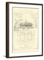 Burmese Palatial Hall of Assembly-Richard Brown-Framed Art Print