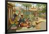 Burmese Princess in the Garden of Her Palace, 1909-null-Framed Giclee Print