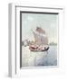 Burmese River Boat-R Talbot Kelly-Framed Art Print