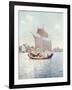 Burmese River Boat-R Talbot Kelly-Framed Art Print