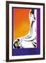 Burmese Sculptor at the Knees of Buddha-Frank Mcintosh-Framed Art Print