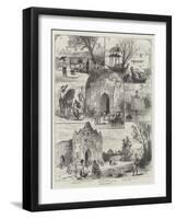 Burmese Sketches-null-Framed Giclee Print