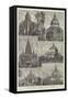 Burmese Temples-null-Framed Stretched Canvas