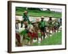 Burmese Women Plant Rice at the Beginning of the Monsoon Season-null-Framed Photographic Print