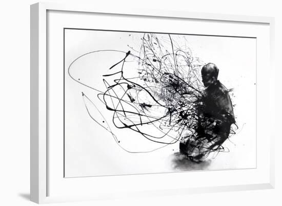 Burn Burn Burn-Agnes Cecile-Framed Art Print