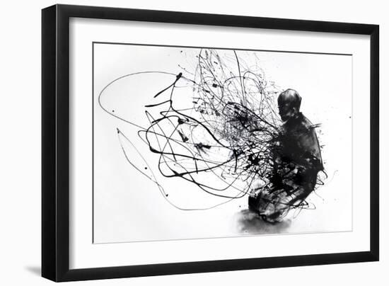 Burn Burn Burn-Agnes Cecile-Framed Art Print