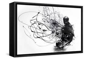 Burn Burn Burn-Agnes Cecile-Framed Stretched Canvas