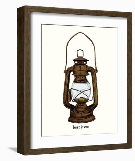 Burn it Out-Urban Cricket-Framed Art Print