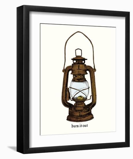 Burn it Out-Urban Cricket-Framed Art Print