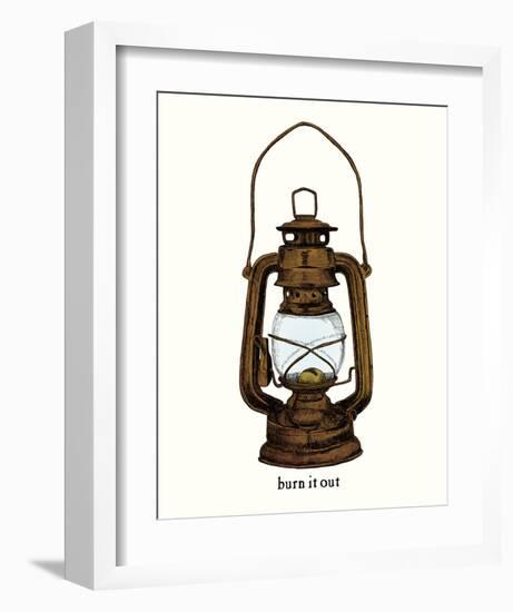 Burn it Out-Urban Cricket-Framed Art Print