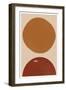 Burn Orange Composition-THE MIUUS STUDIO-Framed Giclee Print