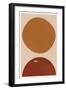 Burn Orange Composition-THE MIUUS STUDIO-Framed Giclee Print