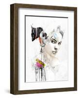 Burn Out-Mydeadpony-Framed Art Print