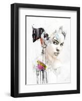 Burn Out-Mydeadpony-Framed Art Print