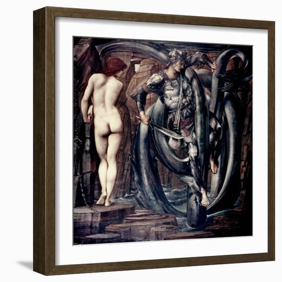 Burne-Jones: Perseus-Edward Burne-Jones-Framed Giclee Print