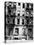 Burned Out Apartment Building in Harlem, New York City, 1946-null-Stretched Canvas