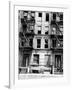 Burned Out Apartment Building in Harlem, New York City, 1946-null-Framed Photo