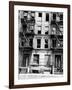 Burned Out Apartment Building in Harlem, New York City, 1946-null-Framed Photo