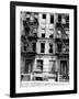 Burned Out Apartment Building in Harlem, New York City, 1946-null-Framed Photo