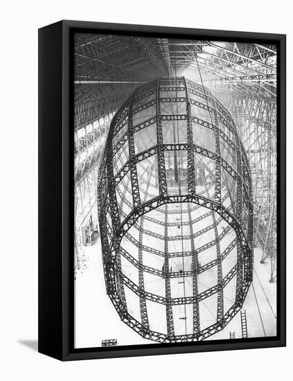 Burney Airship's Ribbed Frame-null-Framed Stretched Canvas