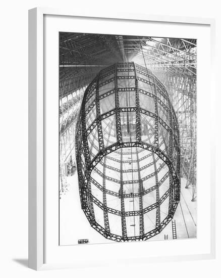 Burney Airship's Ribbed Frame-null-Framed Photographic Print