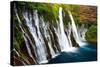 Burney Falls, McArthur-Burney Falls Memorial SP, California, USA-Michel Hersen-Stretched Canvas