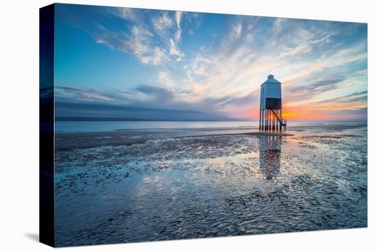 Burnham Lighthouse Sunset-Robert Maynard-Stretched Canvas