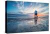 Burnham Lighthouse Sunset-Robert Maynard-Stretched Canvas