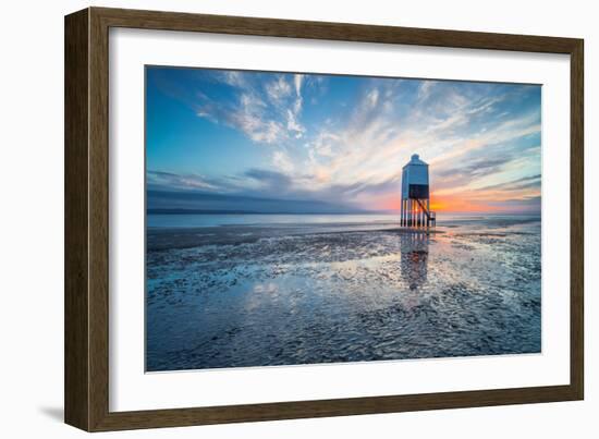 Burnham Lighthouse Sunset-Robert Maynard-Framed Photographic Print