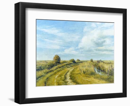 Burnham Norton Marshes, 2004-Tom Young-Framed Giclee Print