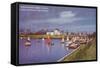 Burnham Park Harbor, Chicago, Illinois-null-Framed Stretched Canvas