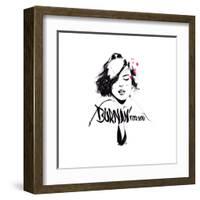 Burnin-Manuel Rebollo-Framed Art Print