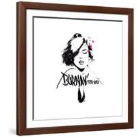 Burnin-Manuel Rebollo-Framed Art Print