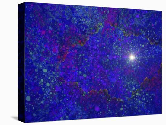 Burning a Hole in Spacetime-MusicDreamerArt-Stretched Canvas