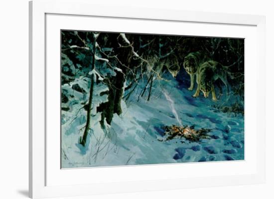 Burning Amber-Alan Sakhavarz-Framed Art Print