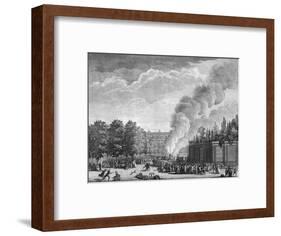 Burning an Effigy of the Pope, French Revolution-null-Framed Art Print