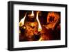 Burning Candles in the Indian Temple during Diwali, The Festival of Lights-Andrey Armyagov-Framed Photographic Print