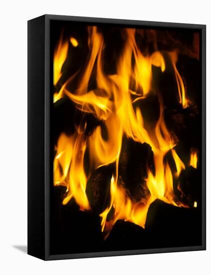 Burning Coal-Tek Image-Framed Stretched Canvas