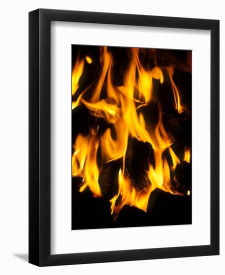 Burning Coal-Tek Image-Framed Premium Photographic Print