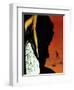 "Burning Draft Card," January 27, 1968-Fred Ward-Framed Giclee Print