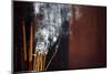 Burning incense sticks, Taoist temple, Emperor Jade Pagoda (Chua Phuoc Hai)-Godong-Mounted Photographic Print