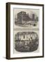 Burning of a Cotton-Mill-null-Framed Giclee Print