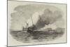 Burning of a Turkish Ship-Of-War, Off Eupatoria-null-Mounted Giclee Print